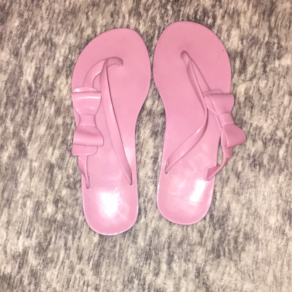 Pink silicone fashion sandals